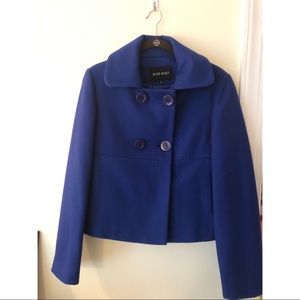 Nine West Blue Peacoat